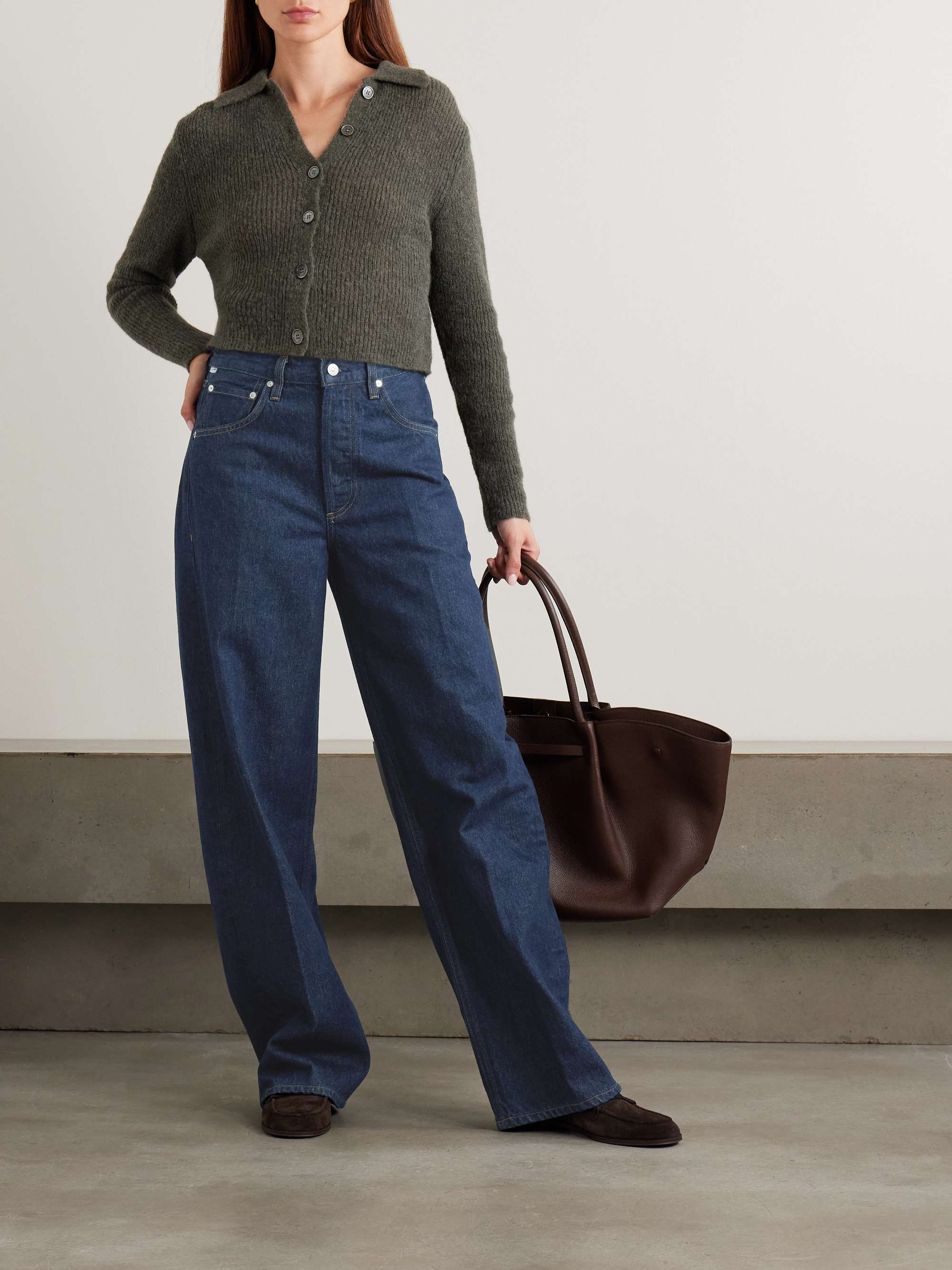 Ayla Baggy Mid-Rise Wide-Leg Jeans