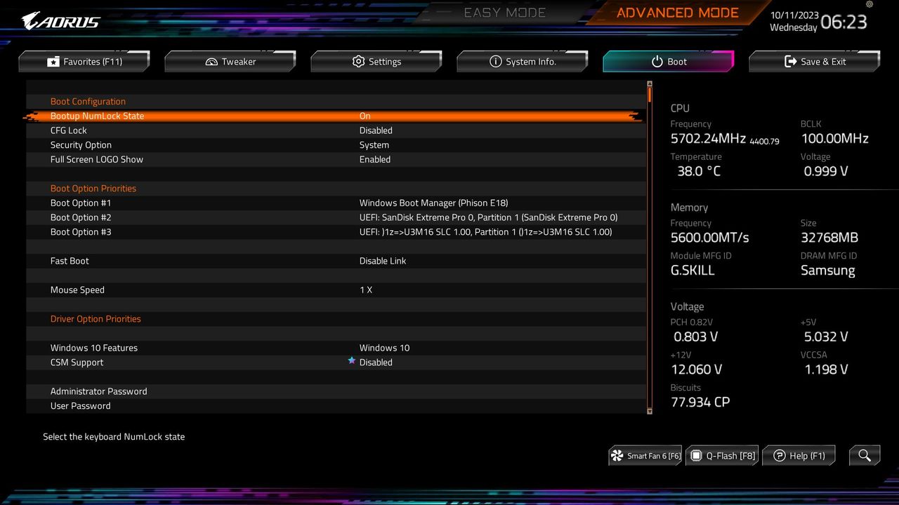 Gigabyte Z790 Aorus Master X