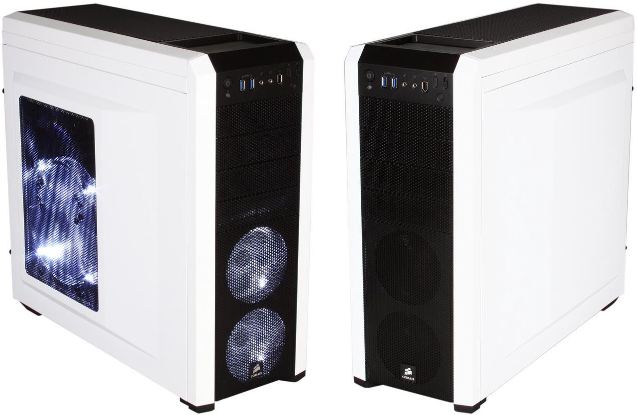 Corsair Carbide 500R Arctic White Case Falls To 60 After Mail in 