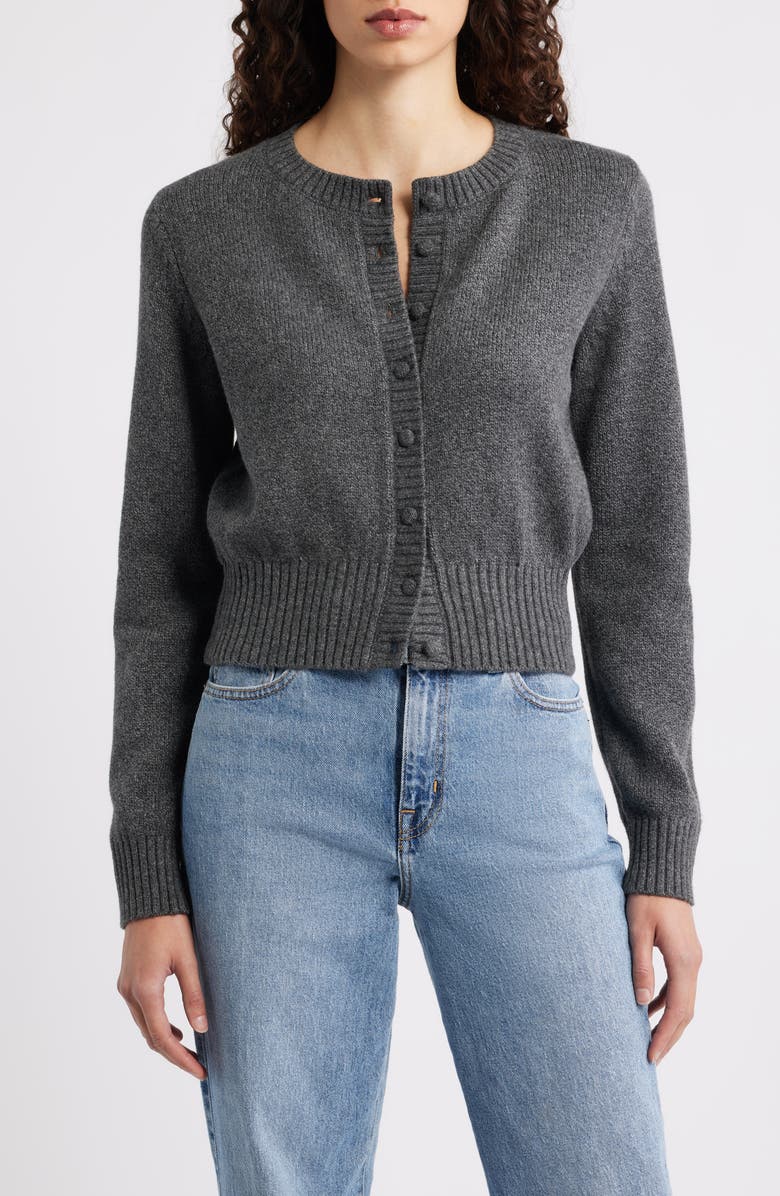 Covered Button Cardigan