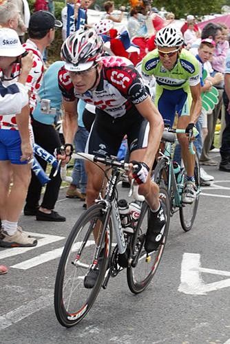 David Zabriskie (CSC) spent the afternoon in the break.