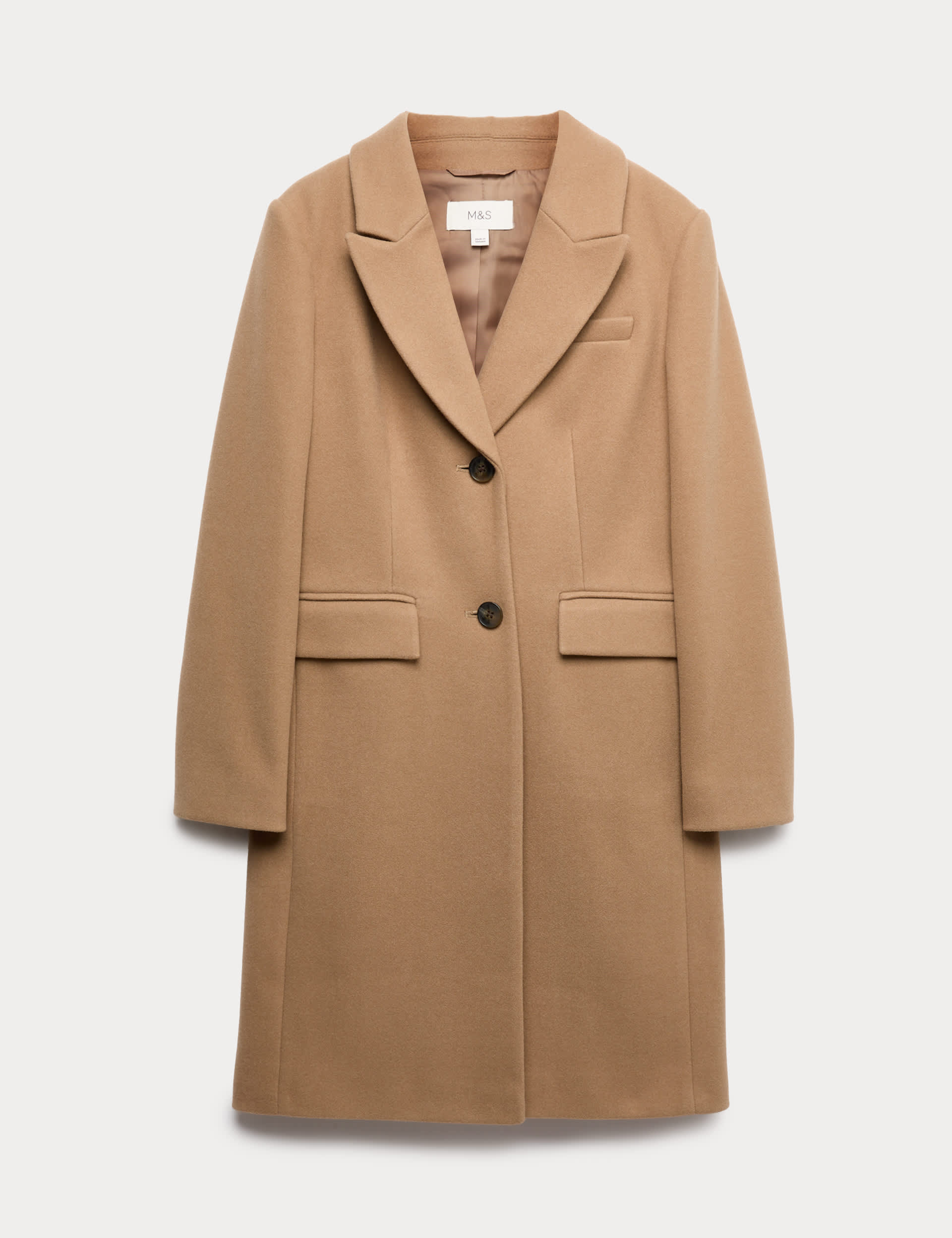 Collared Longline Tailored Coat