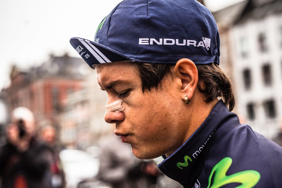 Carlos Betancur of Movistar at sign on