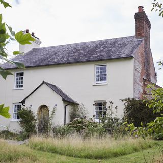 colourful sussex flint cottage