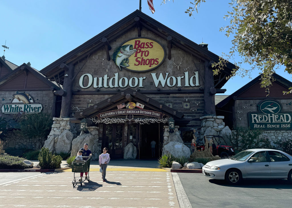 Exterior view of Bass Pro Shops store
