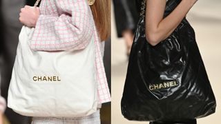 The Chanel SS22 runways showcasing one of the best Chanel bags the Chanel 22