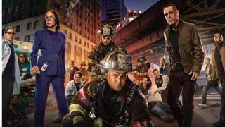 Key art for Chicago Med, Chicago Fire, and Chicago P.D. 2024