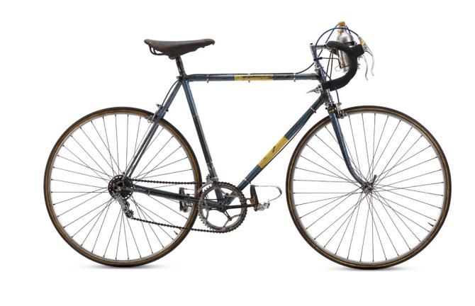 Giovanni Pinarello, who would become the founder of the Pinarello bicycle company, piloted this Bottecchia to a last place finish in the 1951 Giro d'Italia.