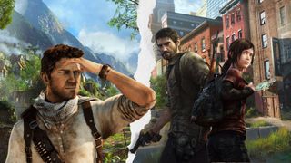 Uncharted's Nathan Drake peers into the distance at The Last of Us