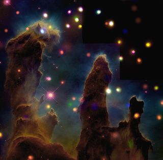 X-ray image of Eagle Nebula