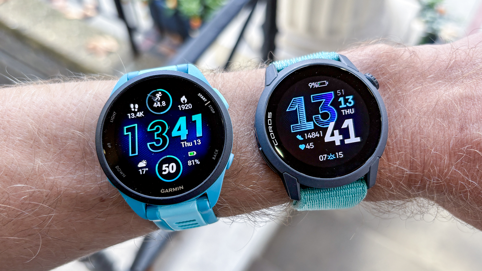 Garmin Forerunner 165 vs Coros Pace 4