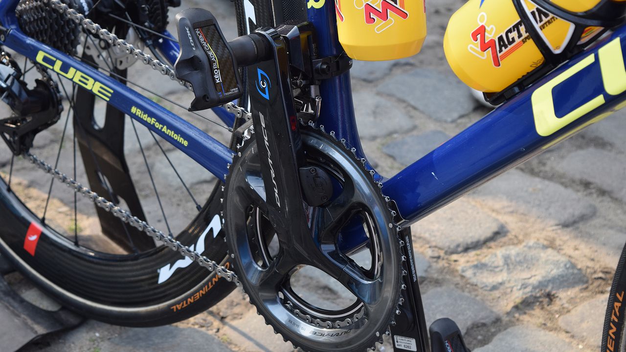 Wanty-Gobert are one of the few pro teams still using Stages power meters after Shimano has entered the market