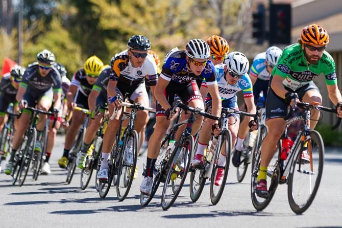 Mike Friedman entered the Stage 4 Downtown Criterium with a commanding lead in the Green Jersey Points competition.