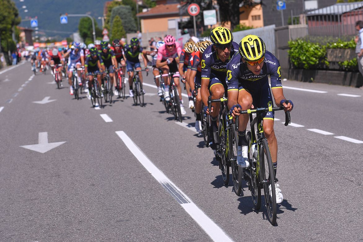 Orica-Scott chasing down the breakaway