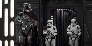 Phasma and two troopers in Star Wars: The Last Jedi