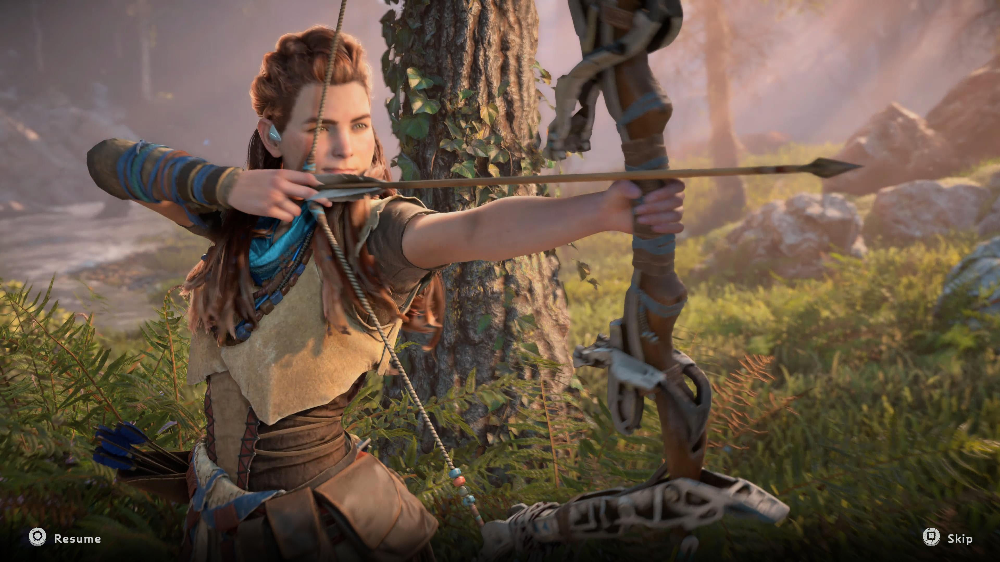 Aloy bows out in Horizon Forbidden West Remastered