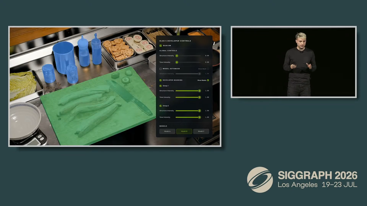 Nvidia DLSS 5 presentation at SIGGRAPH 2026