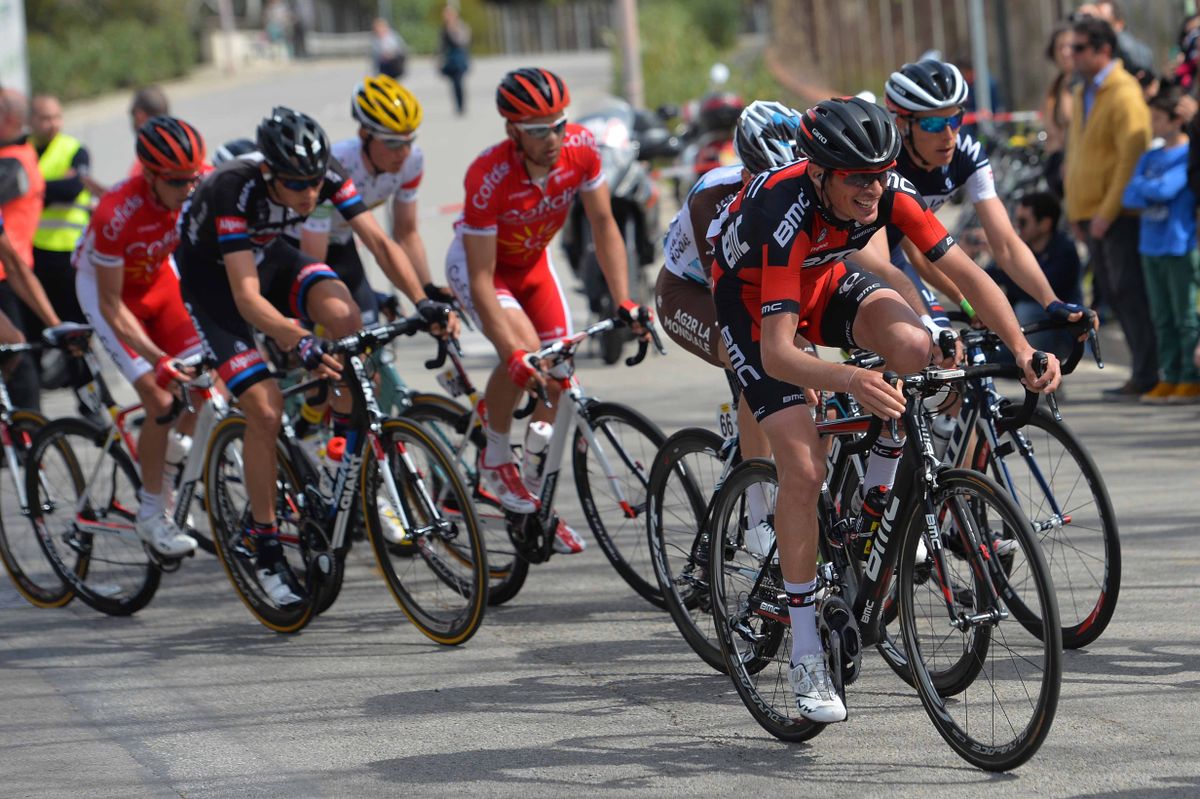 The pain of the circuits starts to show on Manuel Senni's face