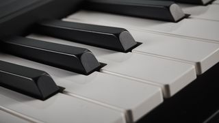Close-up of music keyboard
