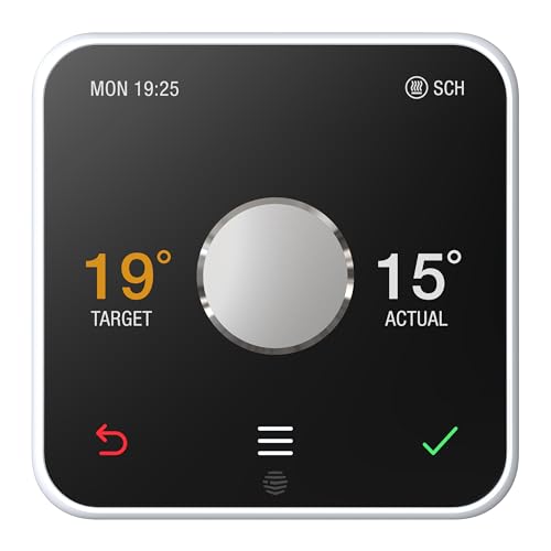 Hive Thermostat for Heating (combi Boiler) With Hive Hub - Energy Saving Thermostat &amp;ndash; to Highlight the Boiler Needed Is a Combi Boiler, Black,chrome : Amazon.co.uk: Diy &amp;amp; Tools