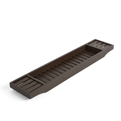 Chocolate brown bath tray