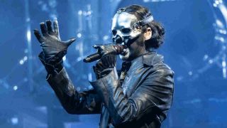 Ghost&rsquo;s Tobias Forge performing onstage in 2025