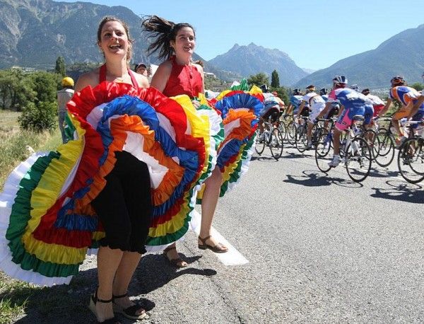 Could this be what inspired Carlos Sastre to storm away from the group on Alpe d'Huez?