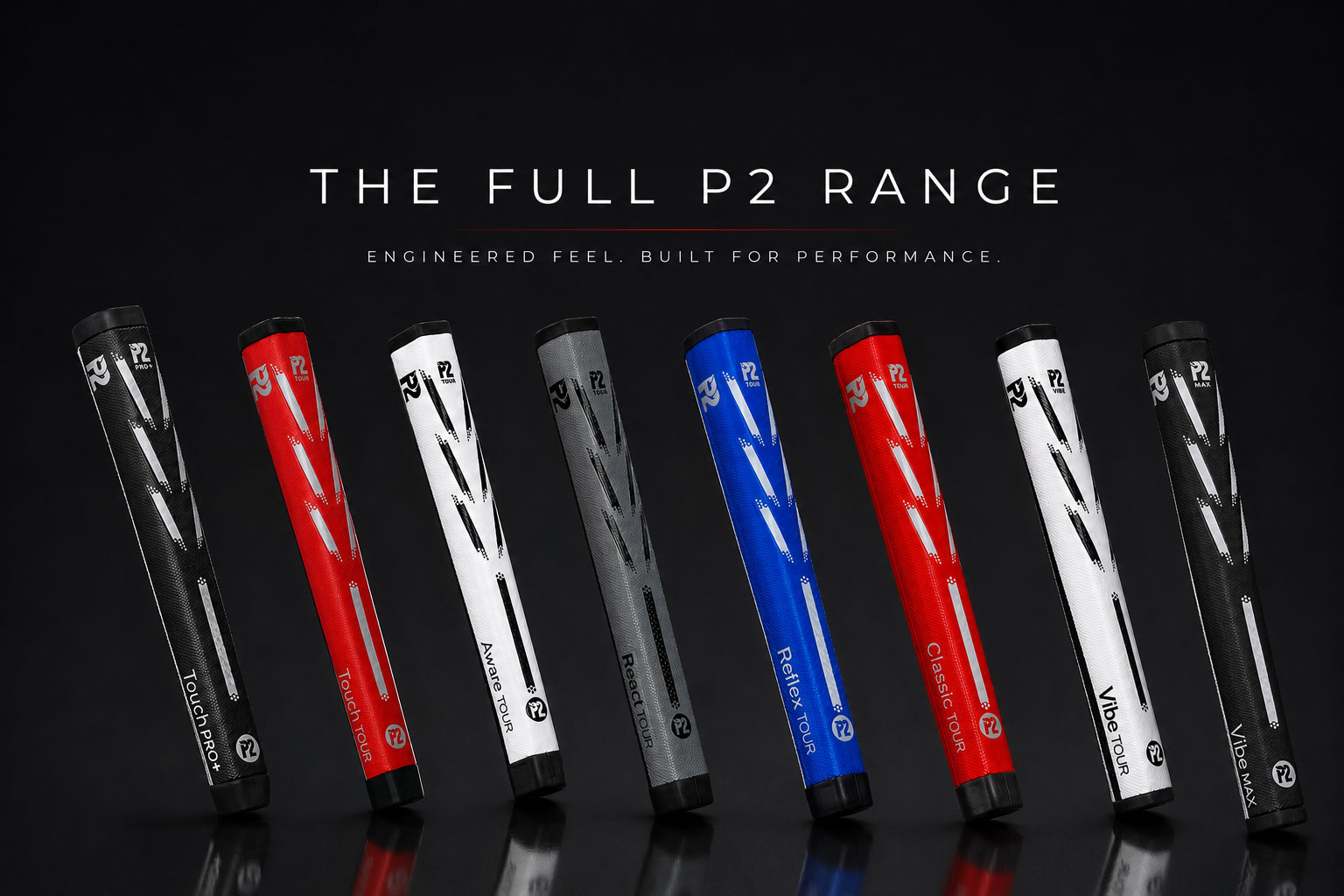 The full range of P2 Grips