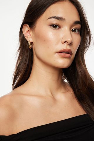 Wave Hoop Earrings