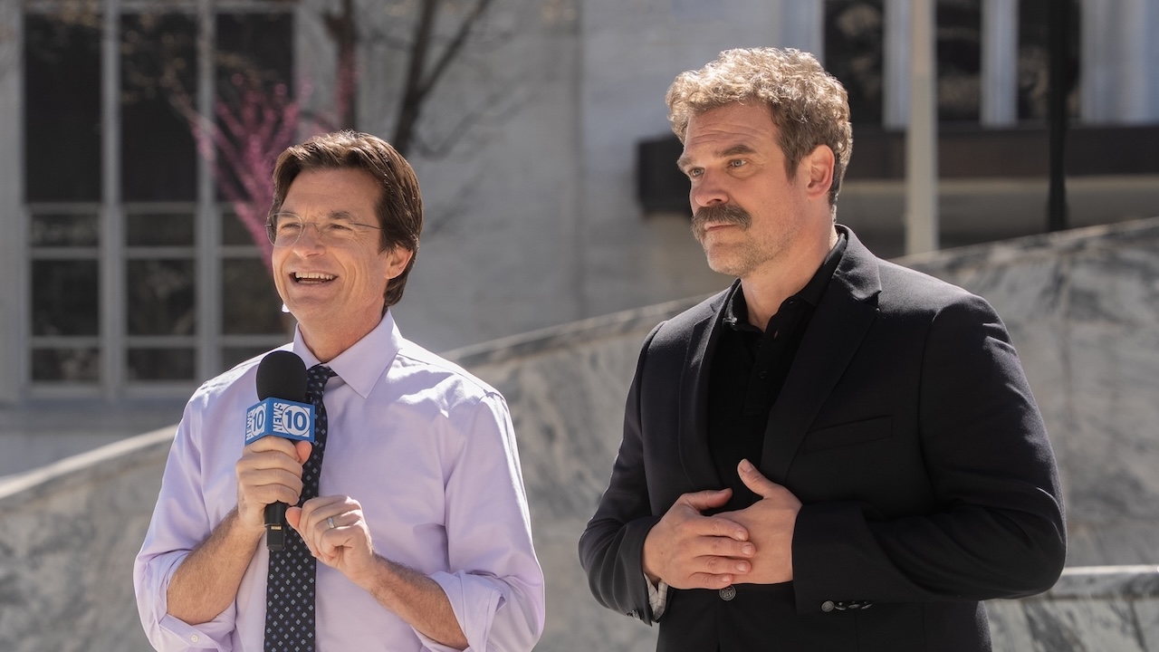 Clark and Floyd giving weather report together in DTF St. Louis Episode 3