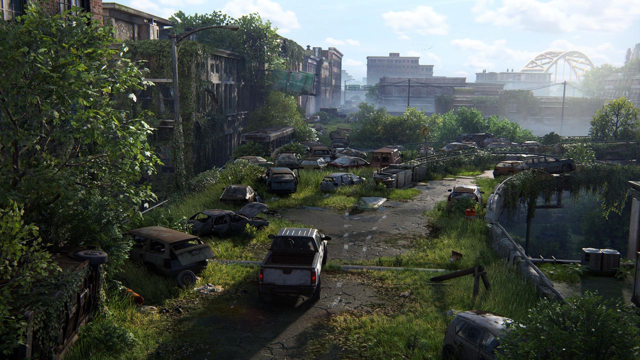 The Last of Us overgrown city