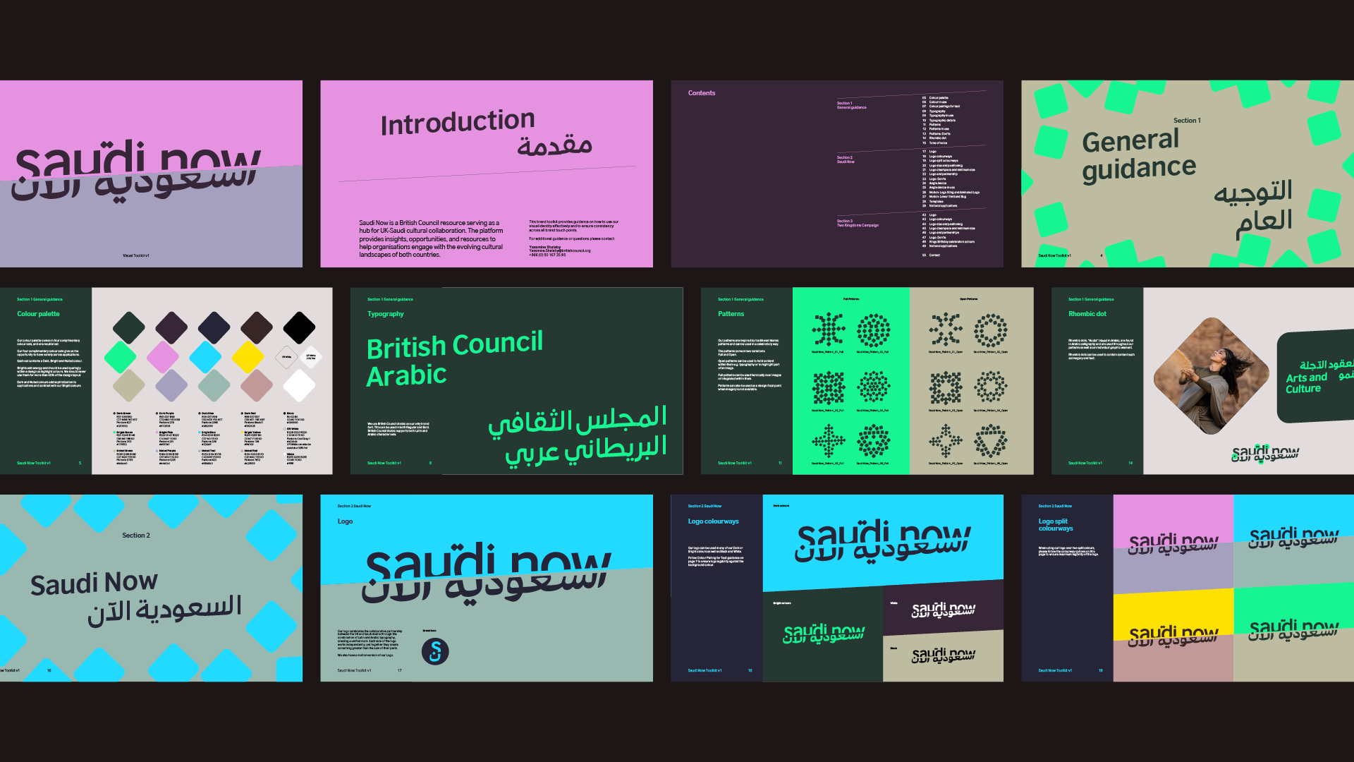 Saudi Now visual identity