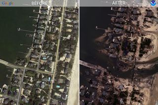 Before and after: Mantoloking, New Jersey