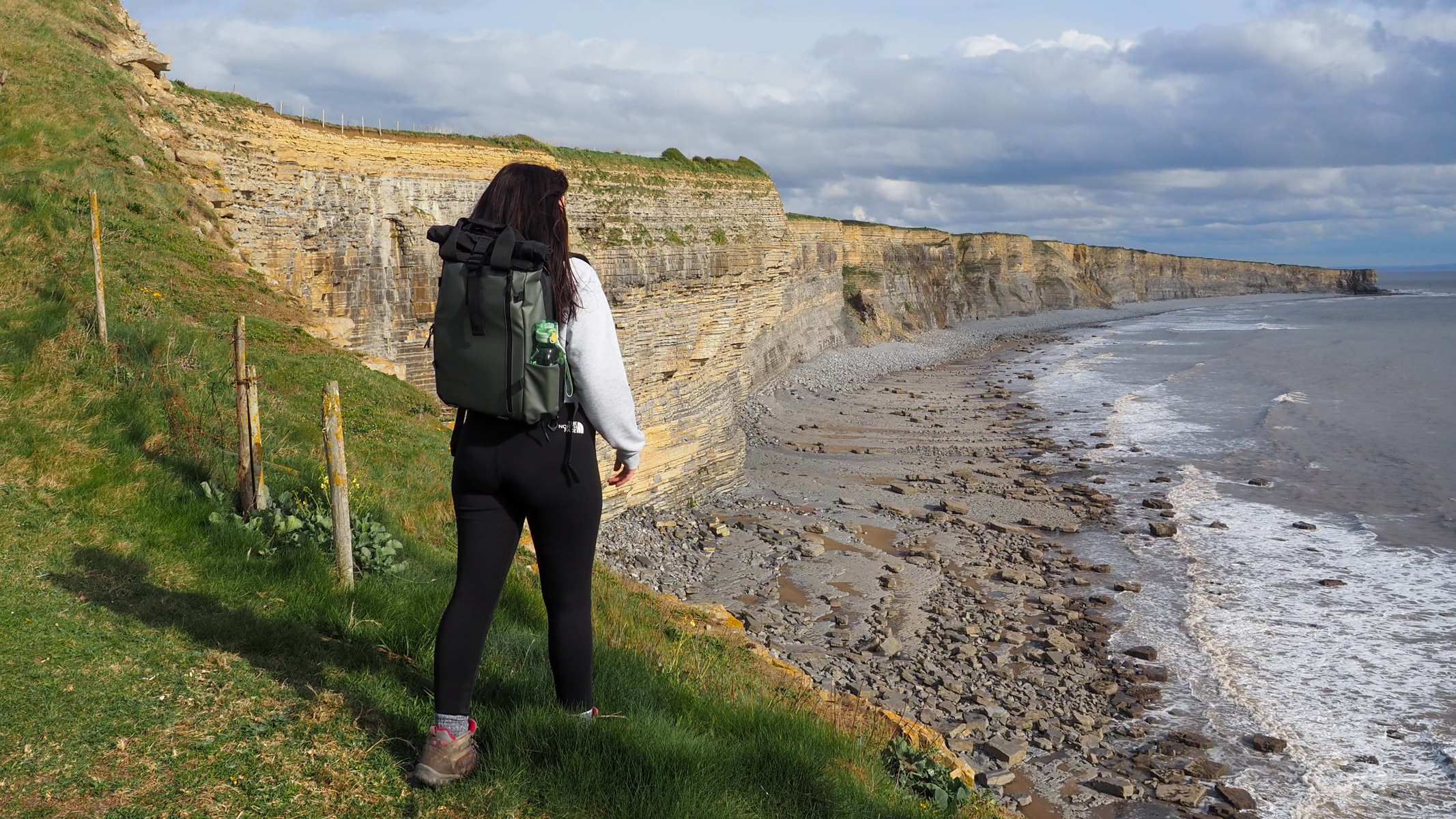WANDRD PRVKE Lite being worn at a coastal location