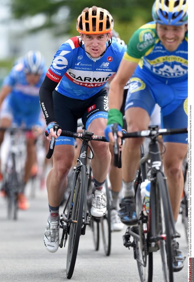 Nick Nuyens (Garmin-Sharp) was back racing today