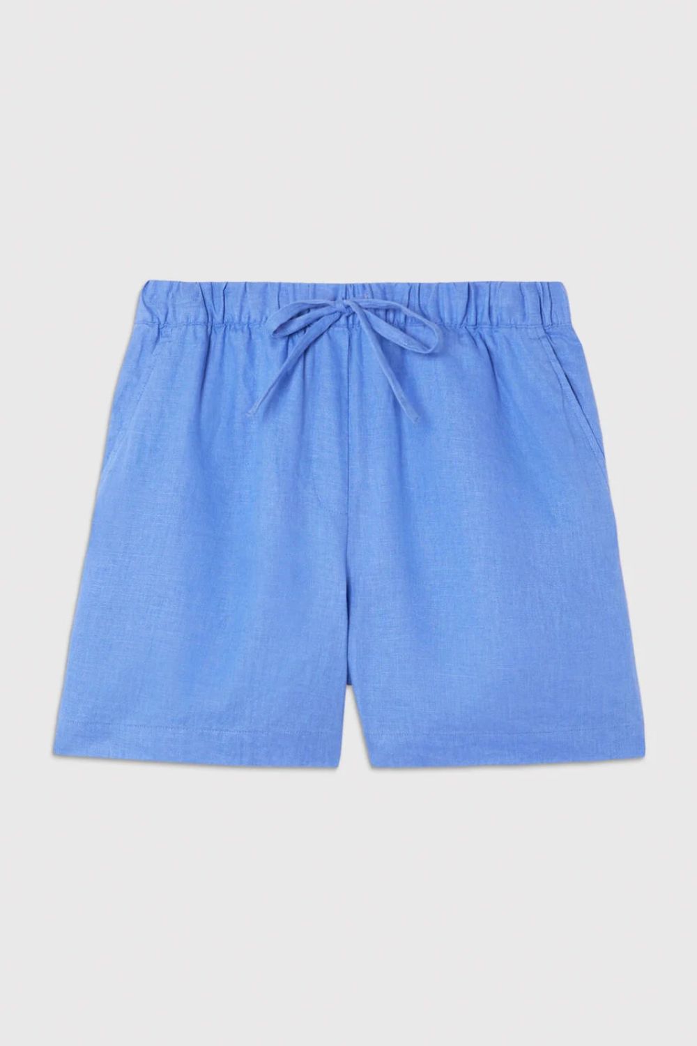 Whistles, Blue Linen Elasticated Short
