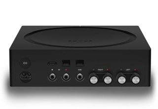 The Sonos Amp has stereo analogue and HDMI connections