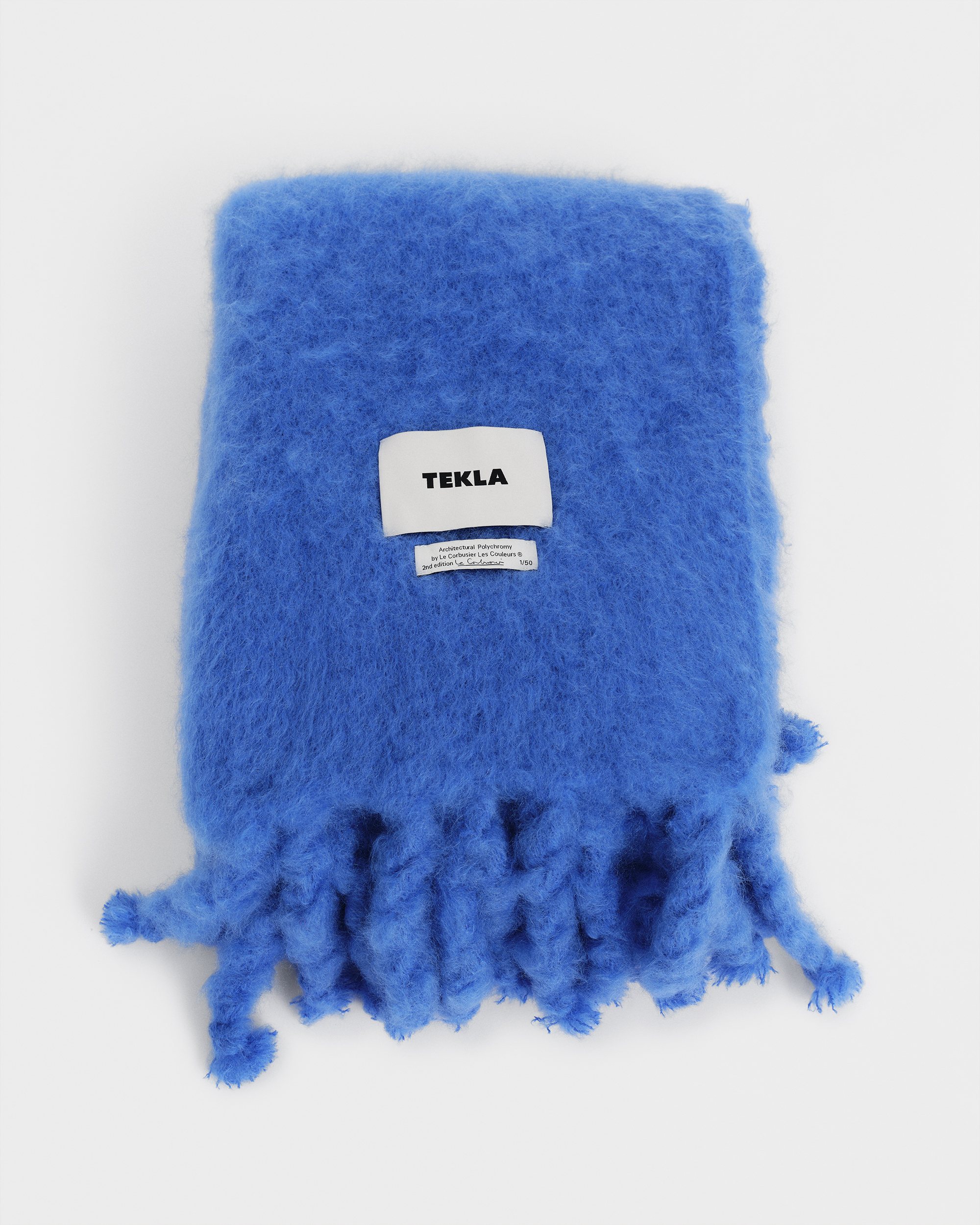 Tekla Fabrics Le Corbusier Mohair Blanket &amp;ndash; Bleu