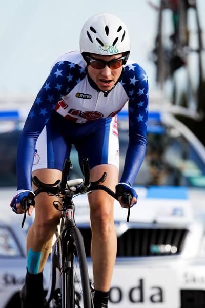 Amber Neben (United States) did well for her fourth place.