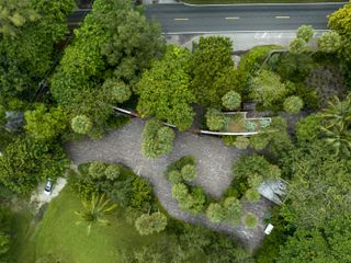 aerial of The Coconut Grove Gatehouse by Rene Gonzalez