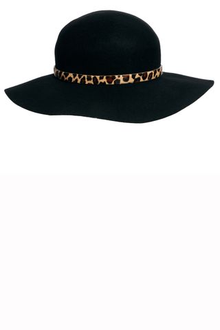 Whistles Floppy Brim Leopard Trim Hat, £60