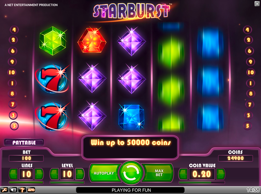 Starburst slot game