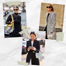 a collage of women carrying some of the best Givenchy bags