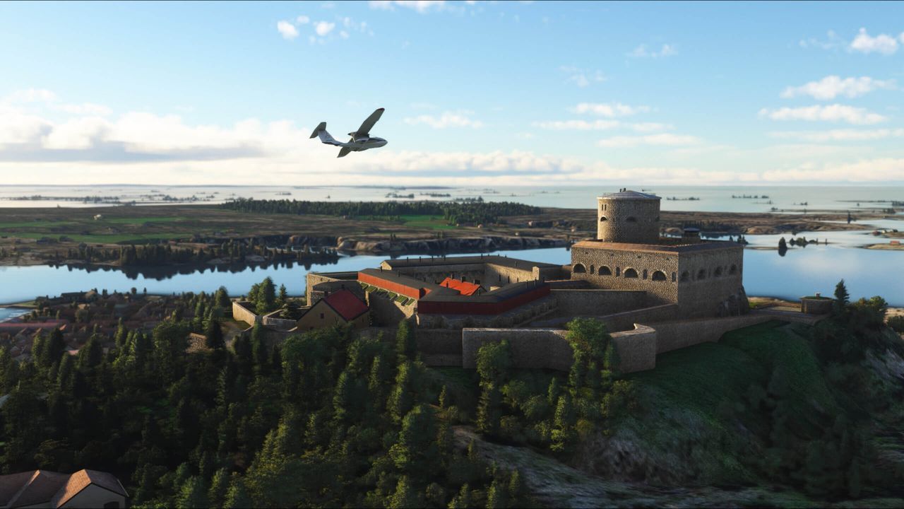 Microsoft Flight Simulator world update XV expands on the Nordics and Greenland.