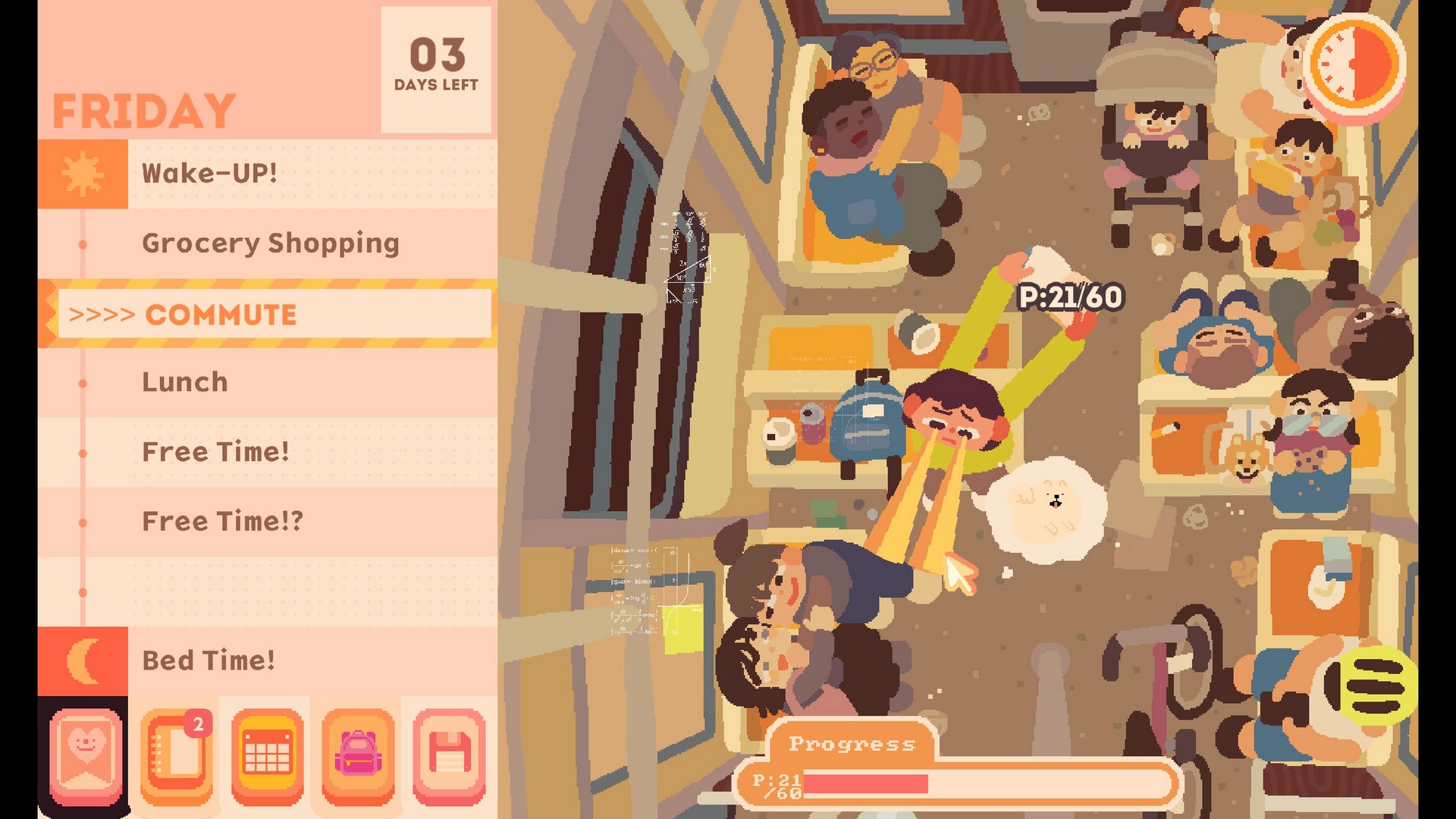 Jenny&#039;s rotating head in Consume Me struggles to take in a book