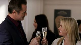 Alison Sweeney and Victor Webster in Hallmark's The Wedding Veil Legacy