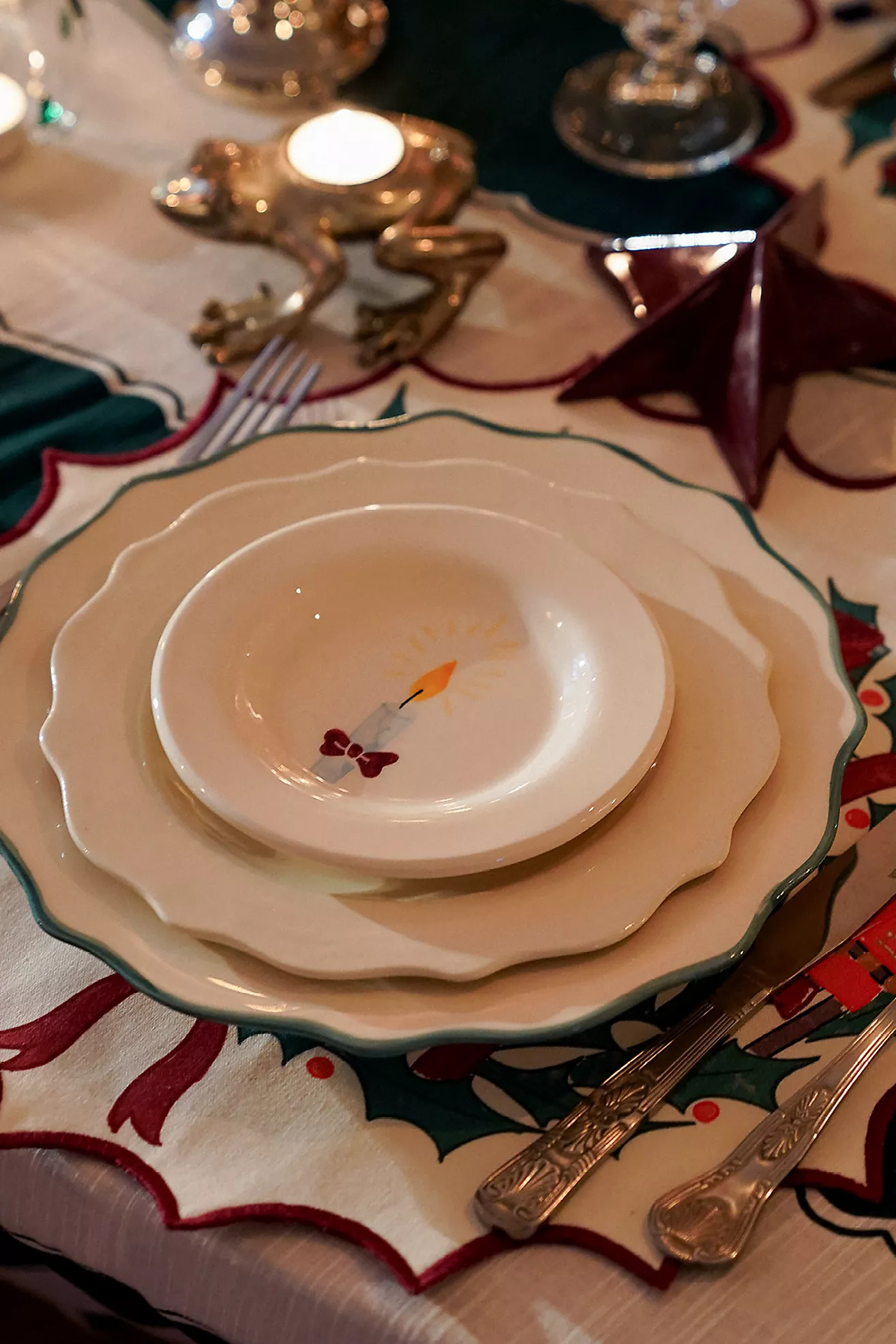 Anna + Nina Holy Night Dessert Plate