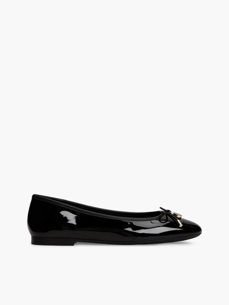 Patent Leather Padlock Charm Ballerinas