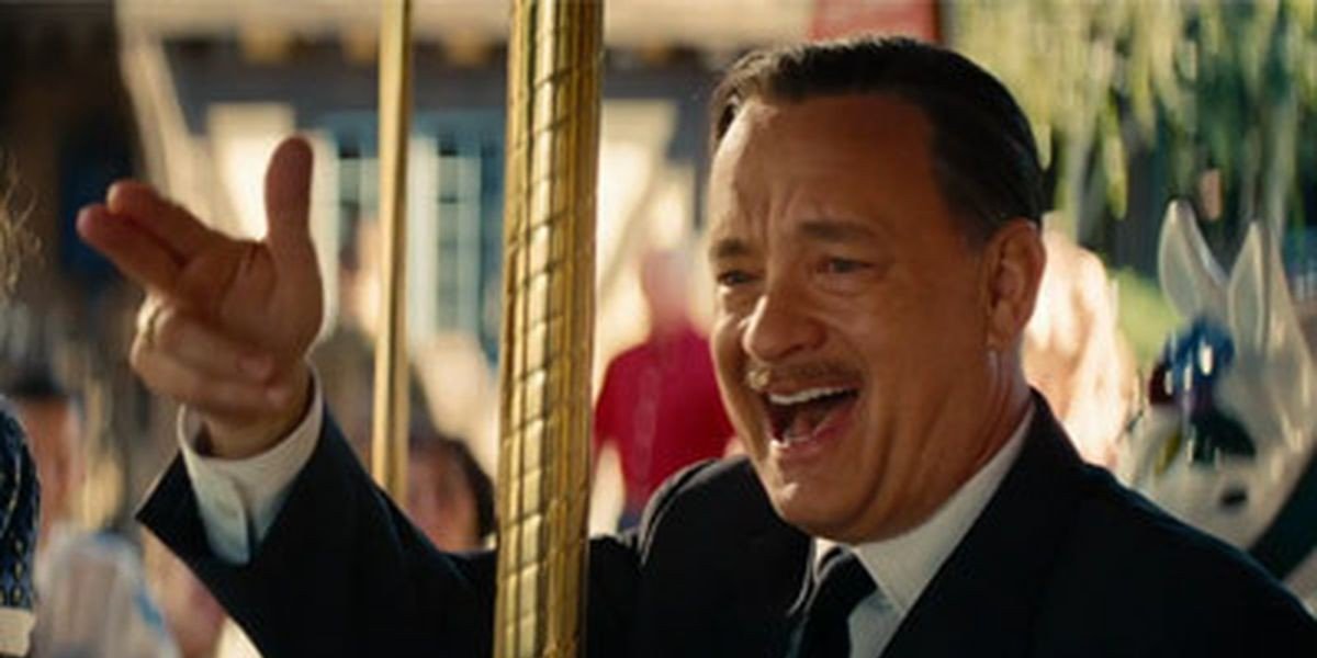 Tom Hanks as Walt Disney in Saving Mr. Banks.