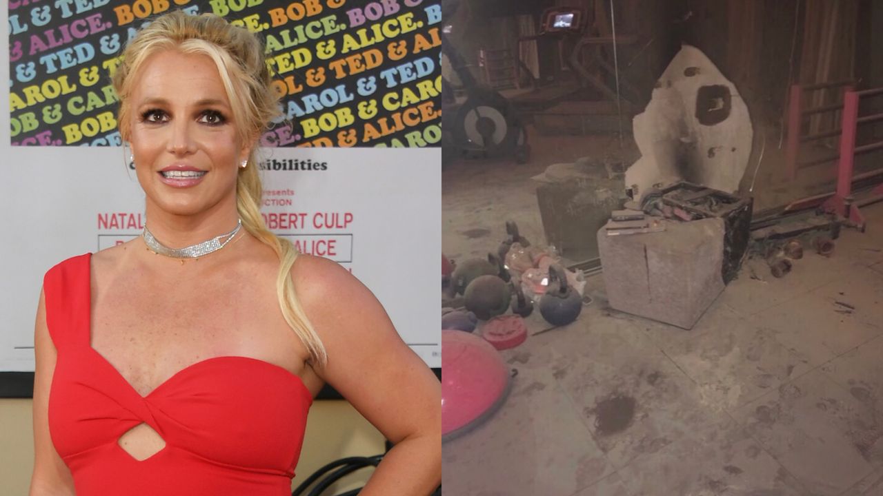 Britney Spears recalls her gym burning down in 2020.